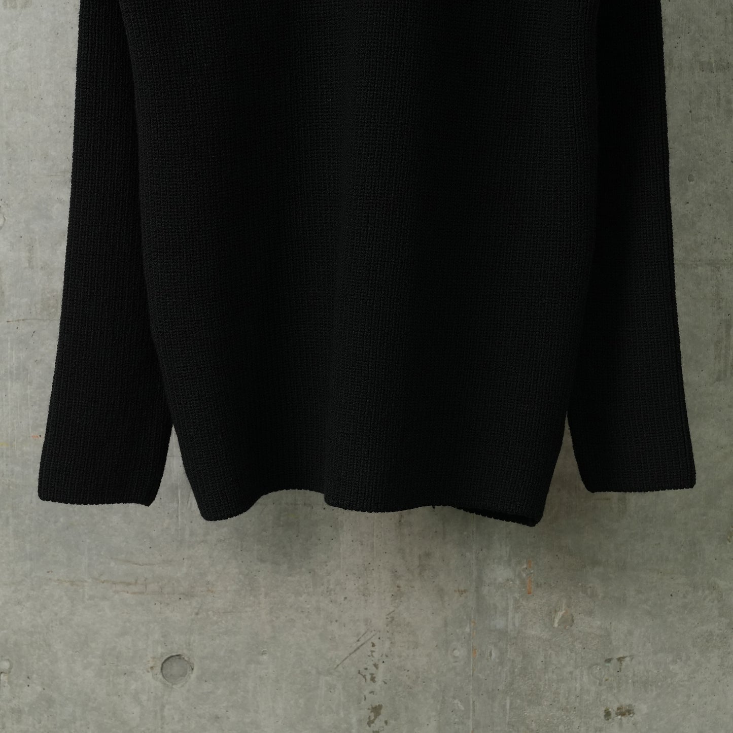 ZIPPED CARDIGAN / BLACK