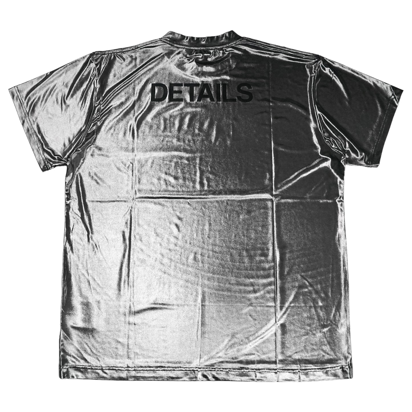 "LESS - DETAILS" T-SHIRT / SILVER