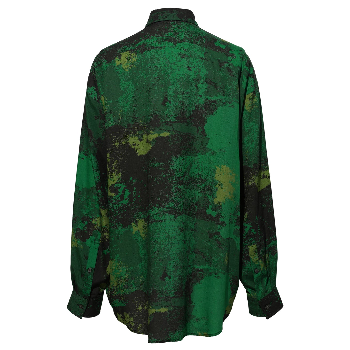 ALL OVER PRINT OVERSIZED SHIRT / GREEN