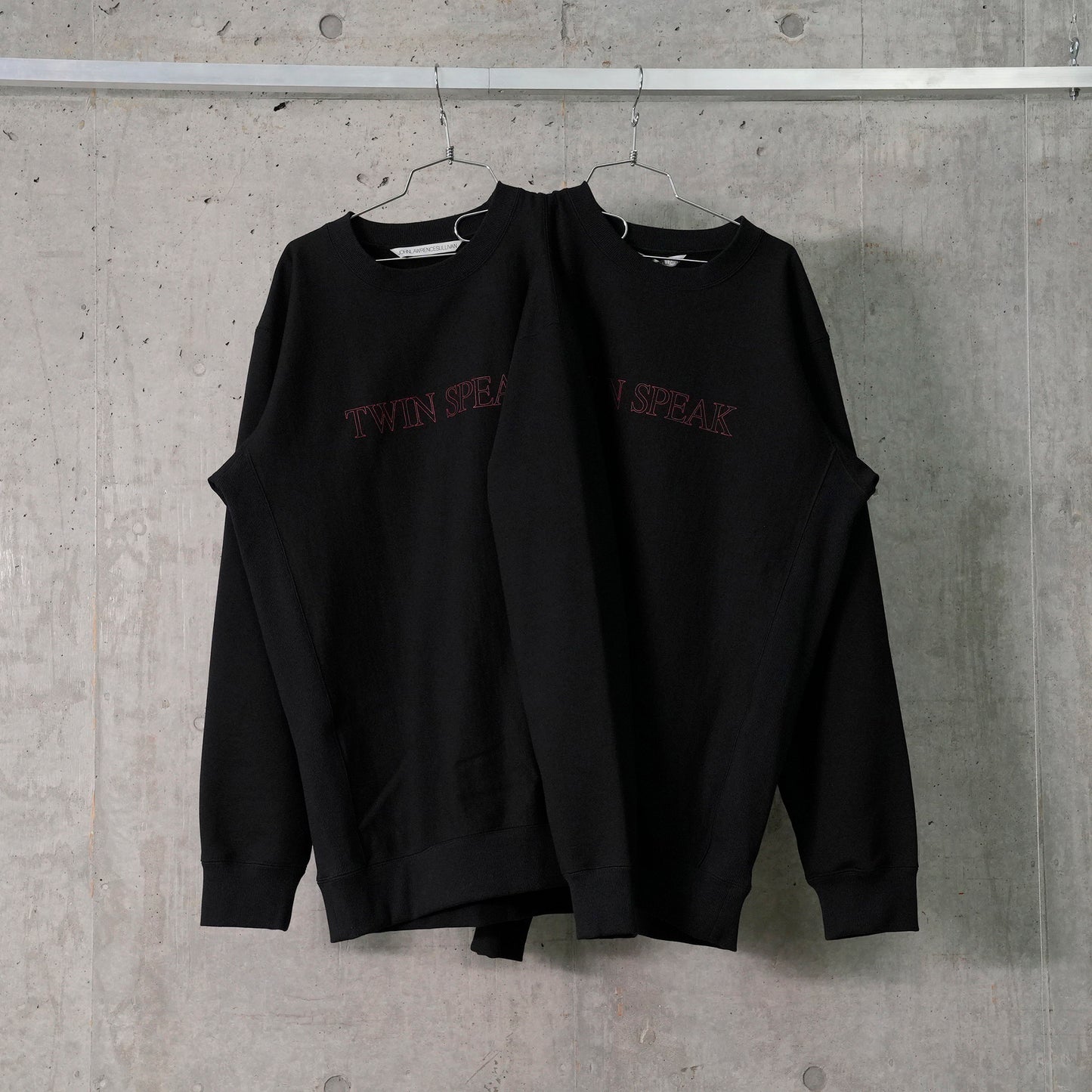 TWIN SPEAK DOCKING SWEAT PULLOVER / BLACK