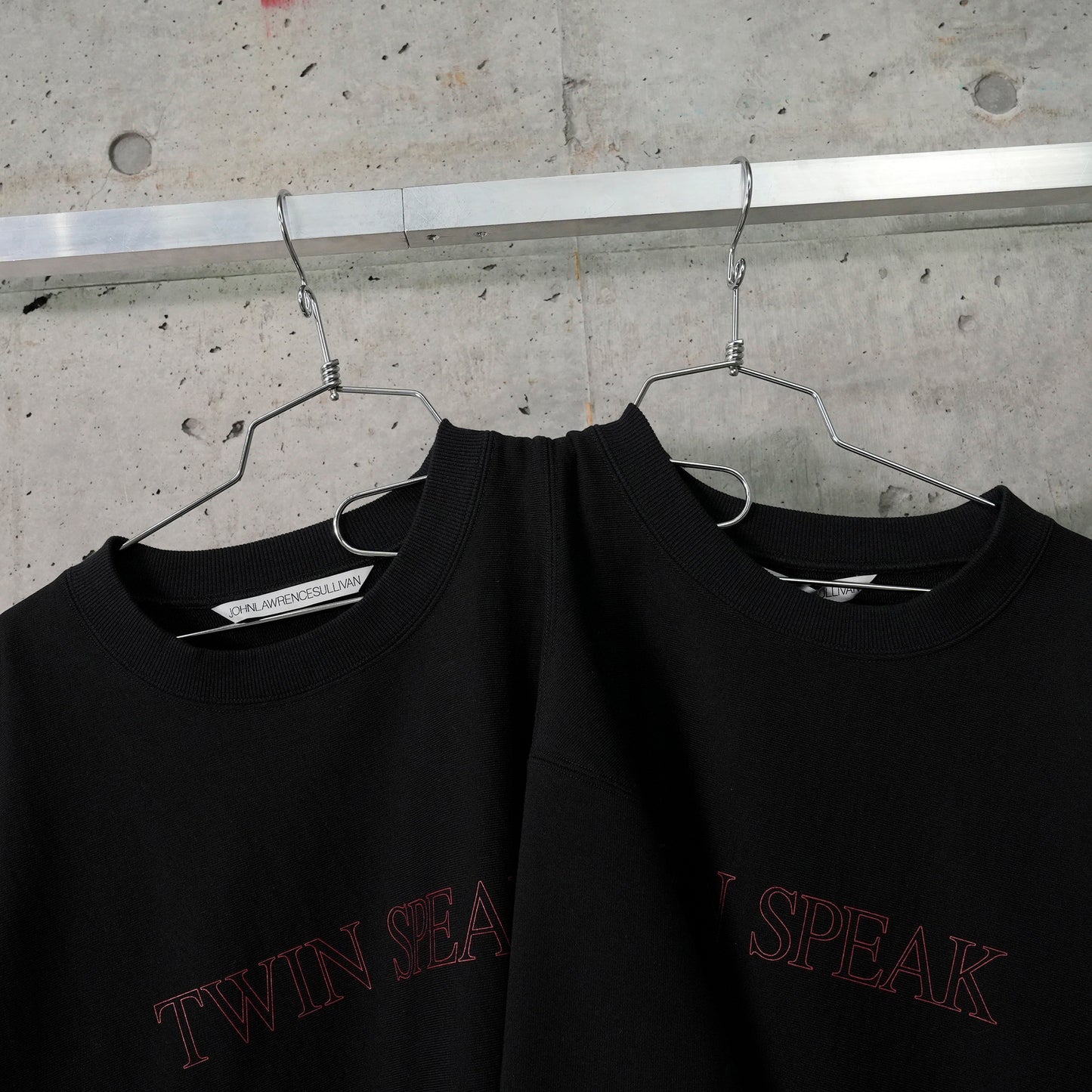 TWIN SPEAK DOCKING SWEAT PULLOVER / BLACK