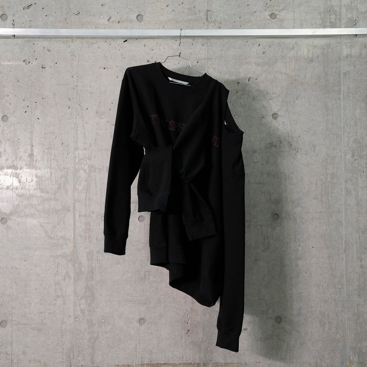 TWIN SPEAK DOCKING SWEAT PULLOVER / BLACK