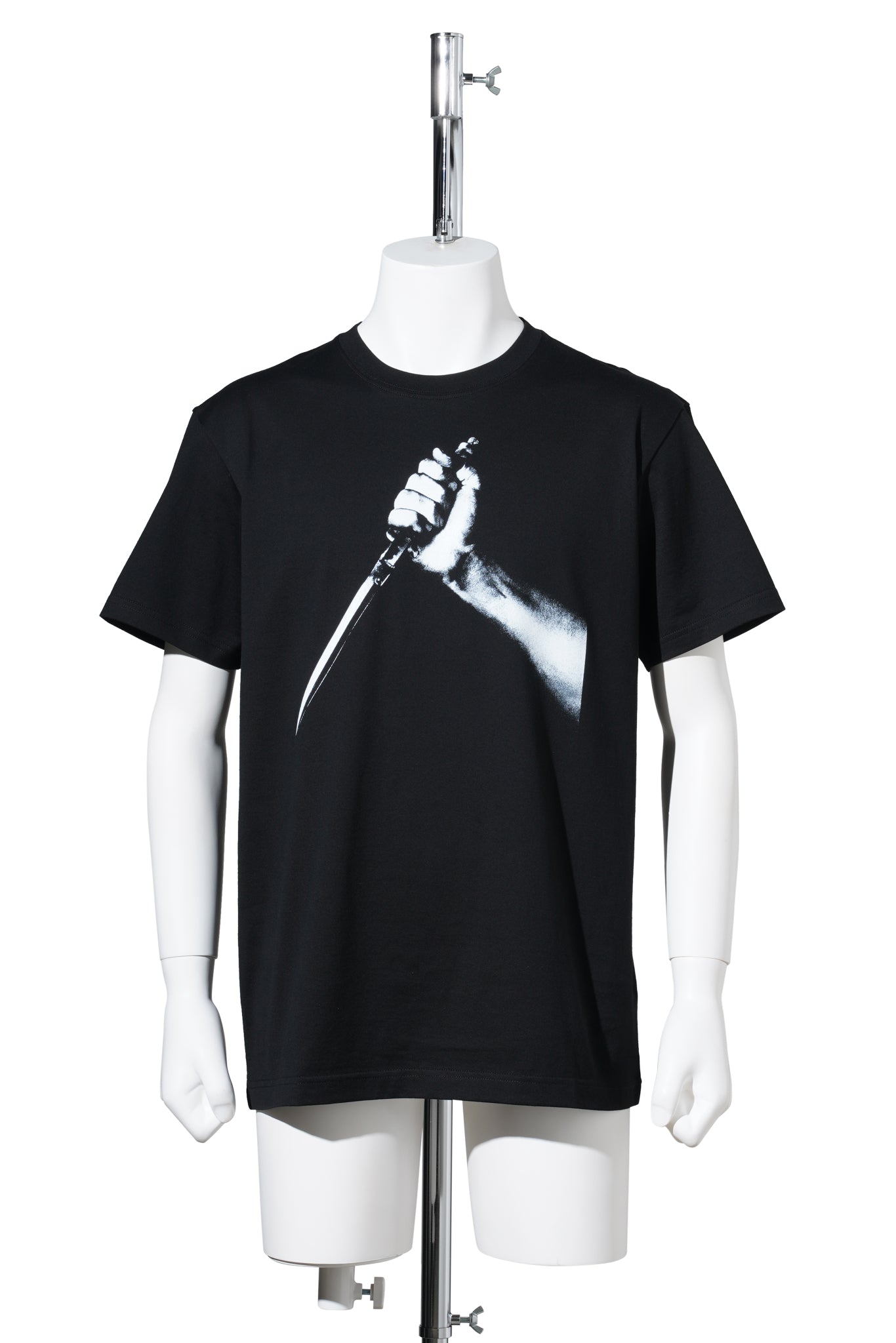 KNIFE PRINT TEE / BLACK