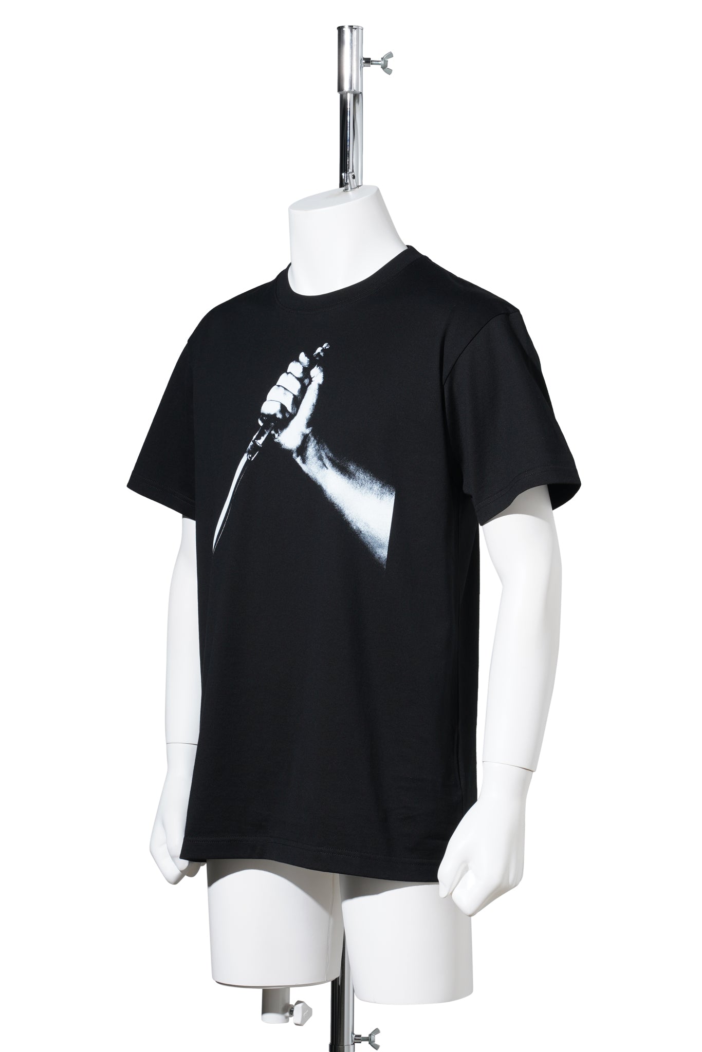KNIFE PRINT TEE / BLACK