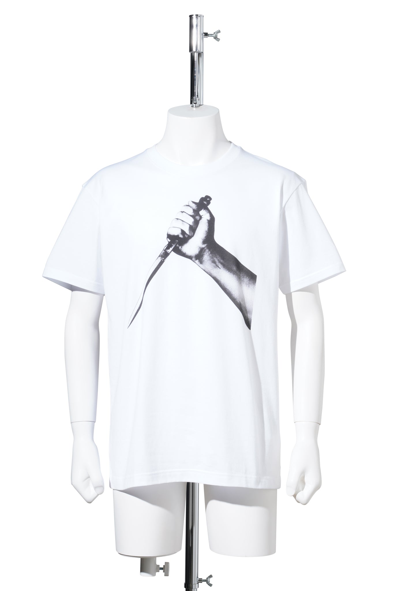 KNIFE PRINT TEE / WHITE