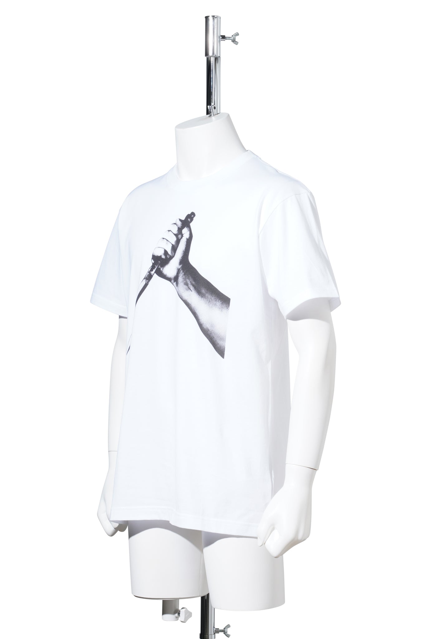 KNIFE PRINT TEE / WHITE
