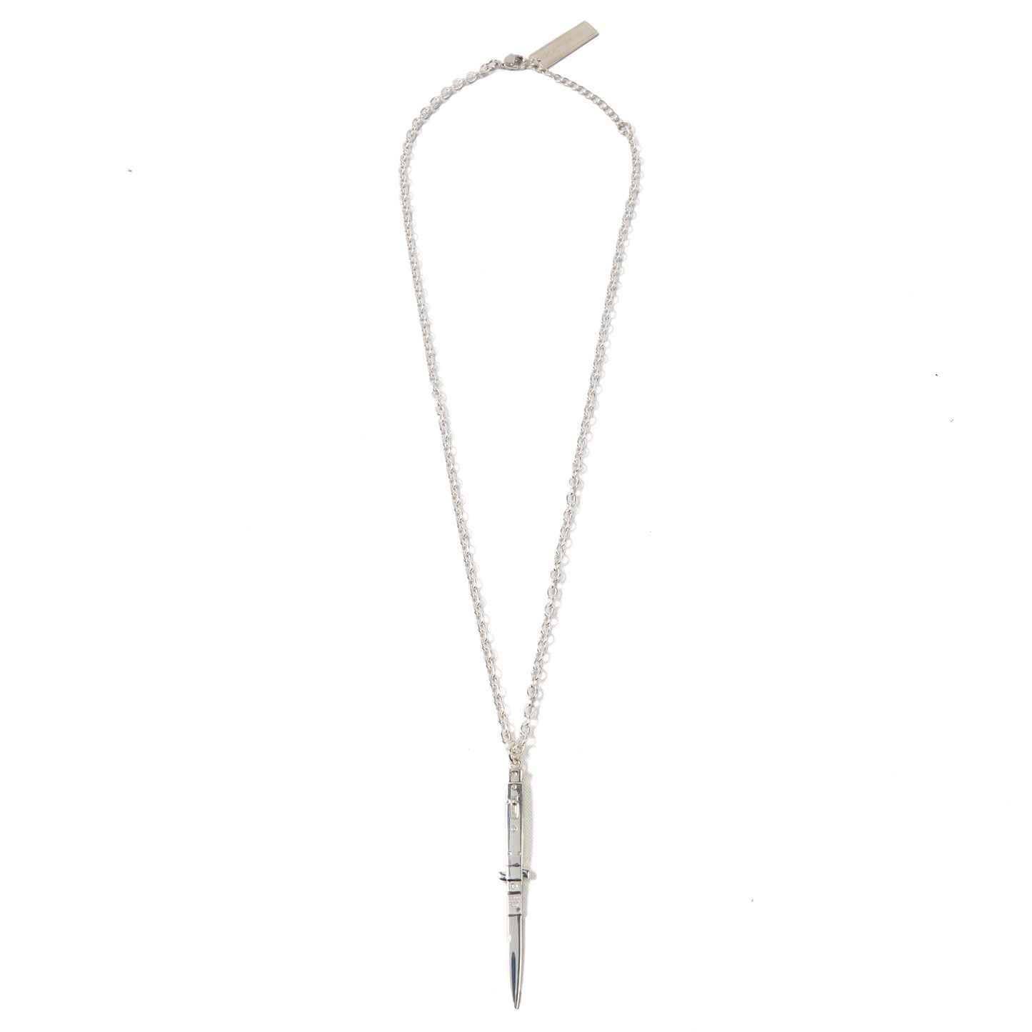 KNIFE NECKLACE / SILVER