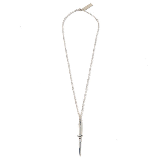 KNIFE NECKLACE / SILVER