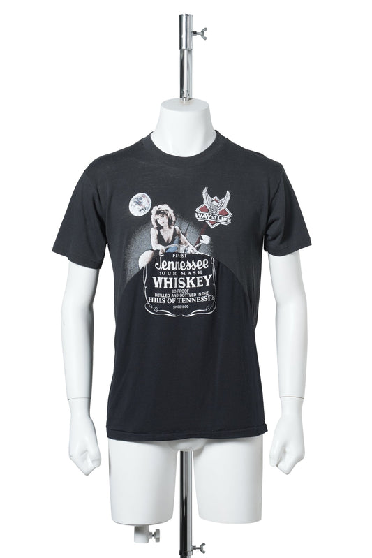 WAVE TEE (JERSEY STYLE T-SHIRT) / BLACK