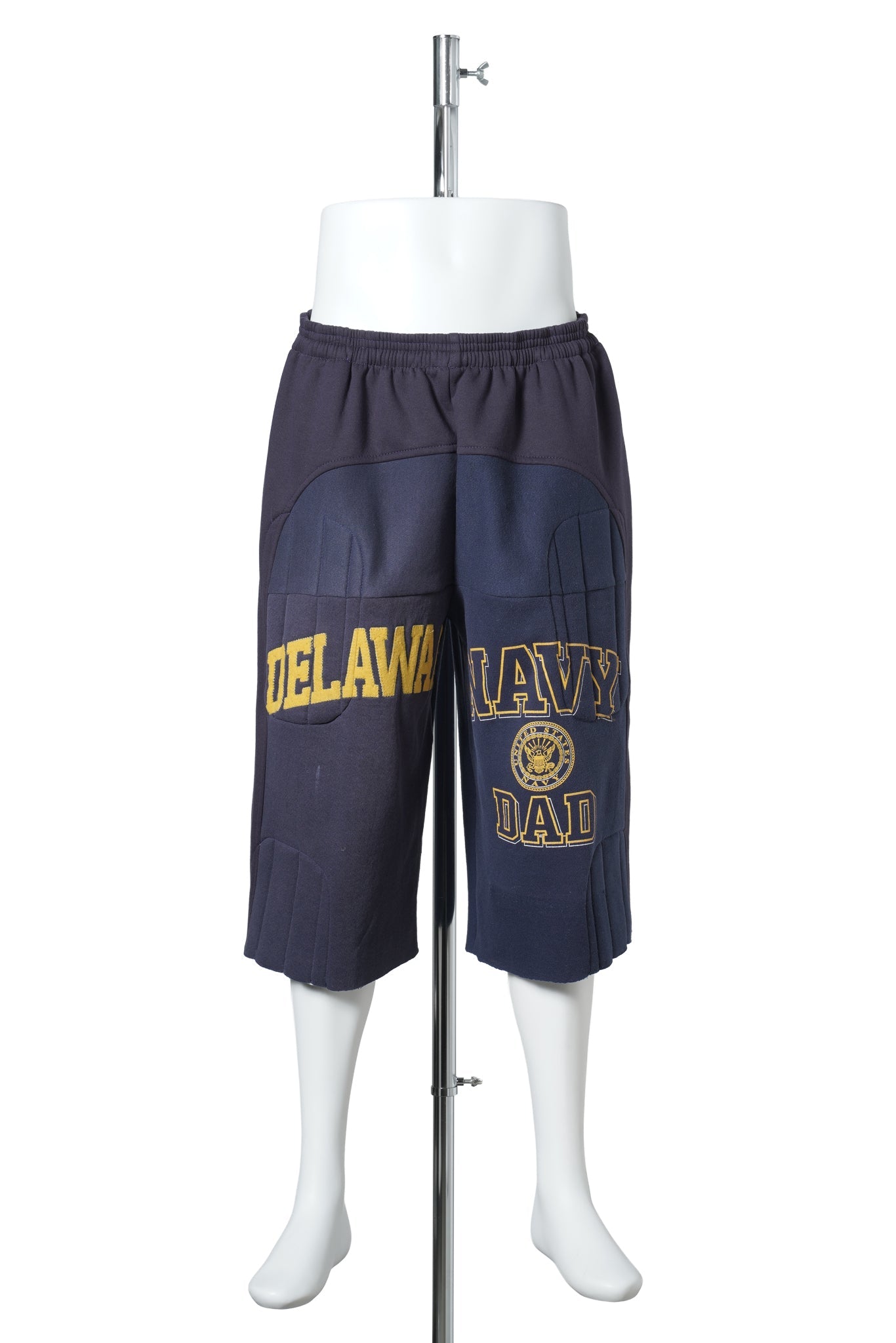 PADDED SWEAT SHORTS / NAVY