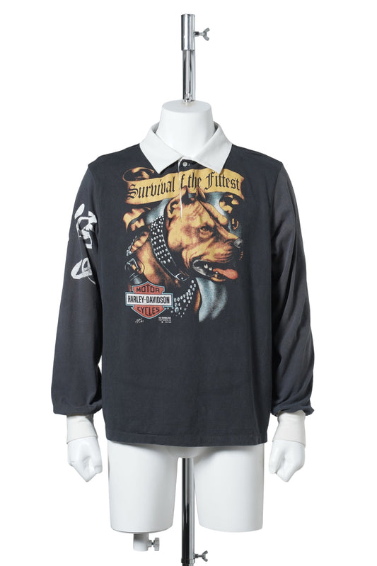 RUGBY TEE / BLACK