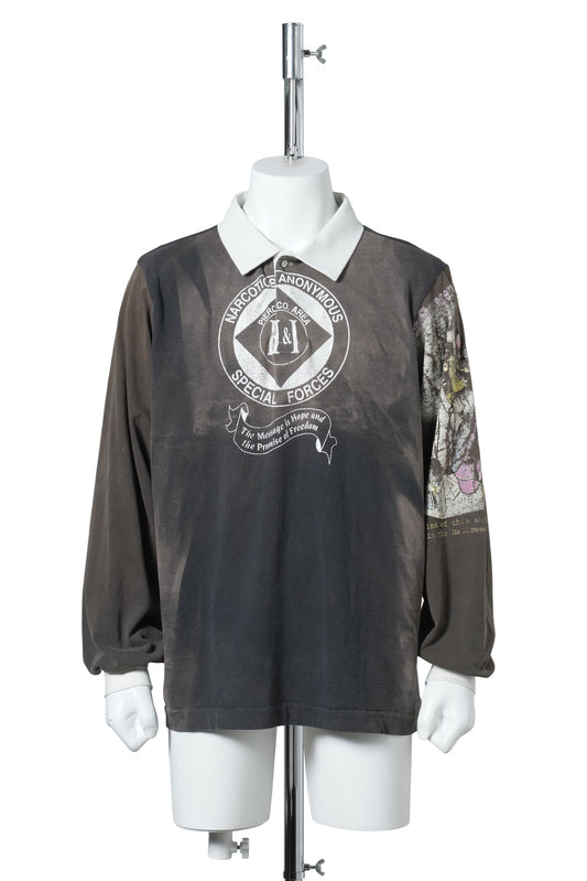 RUGBY TEE / BLACK