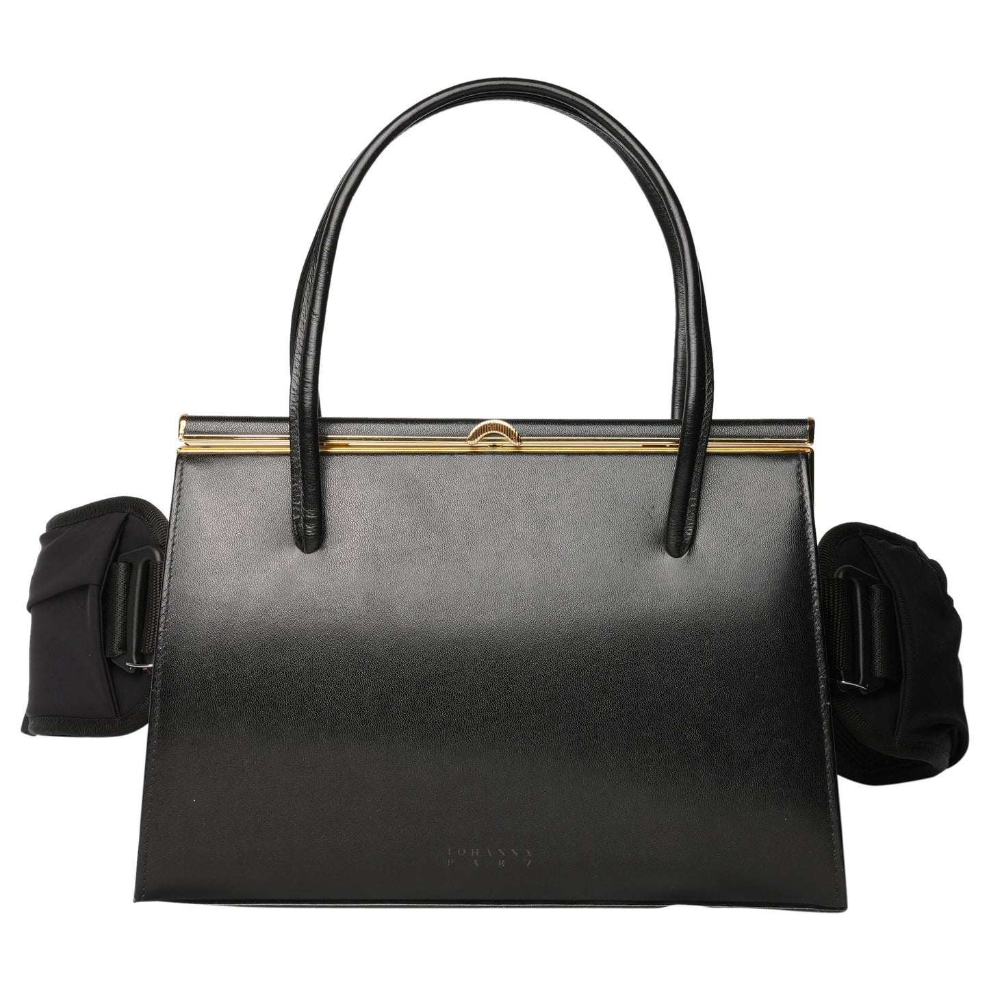 REPURPOSED VINTAGE BELT BAG / BLACK