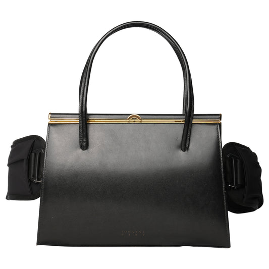 REPURPOSED VINTAGE BELT BAG / BLACK