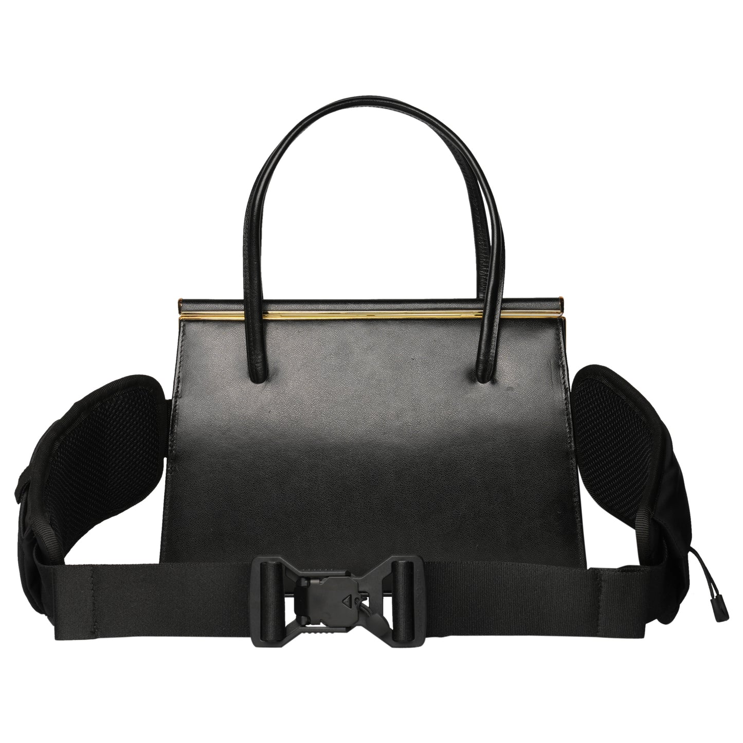 REPURPOSED VINTAGE BELT BAG / BLACK