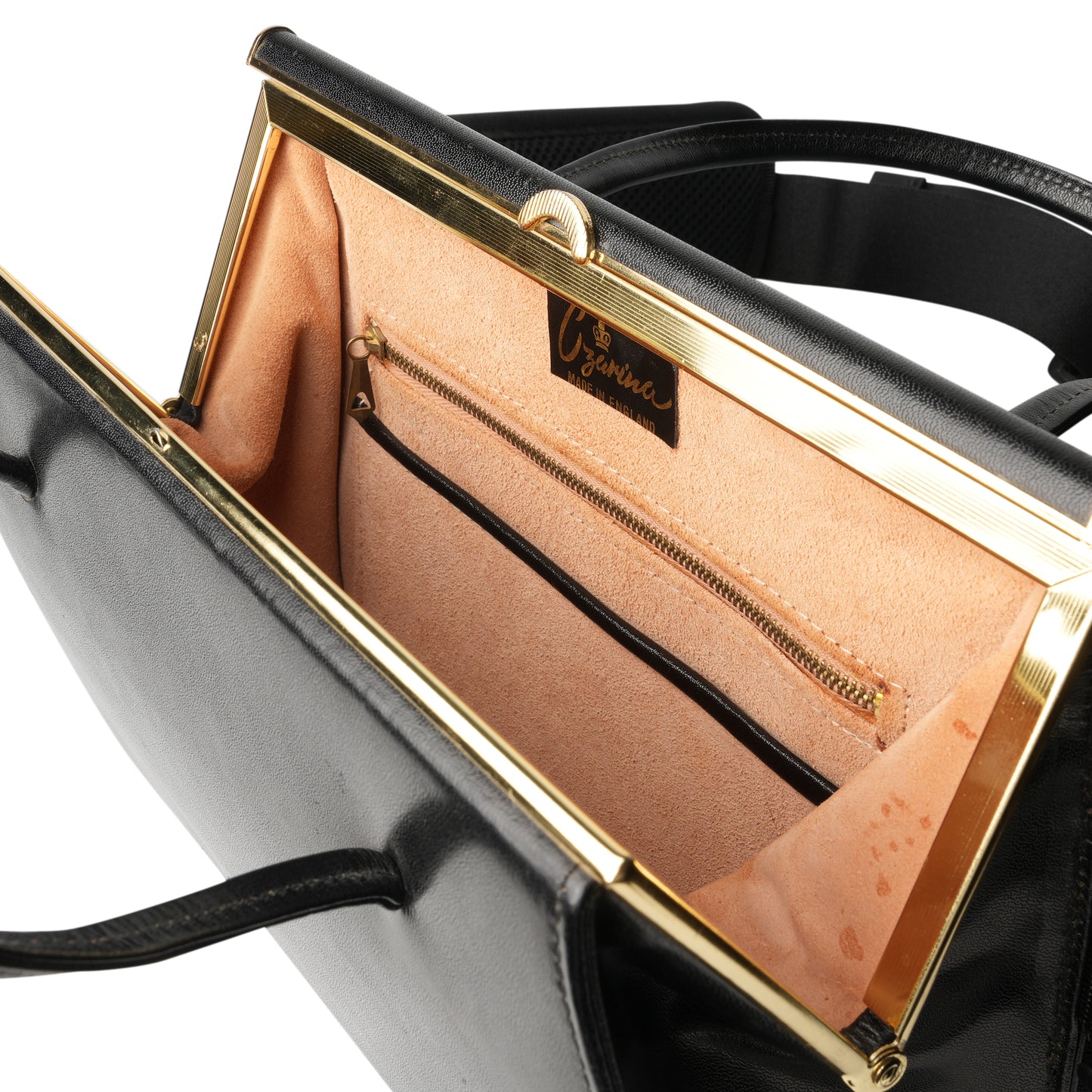 REPURPOSED VINTAGE BELT BAG / BLACK