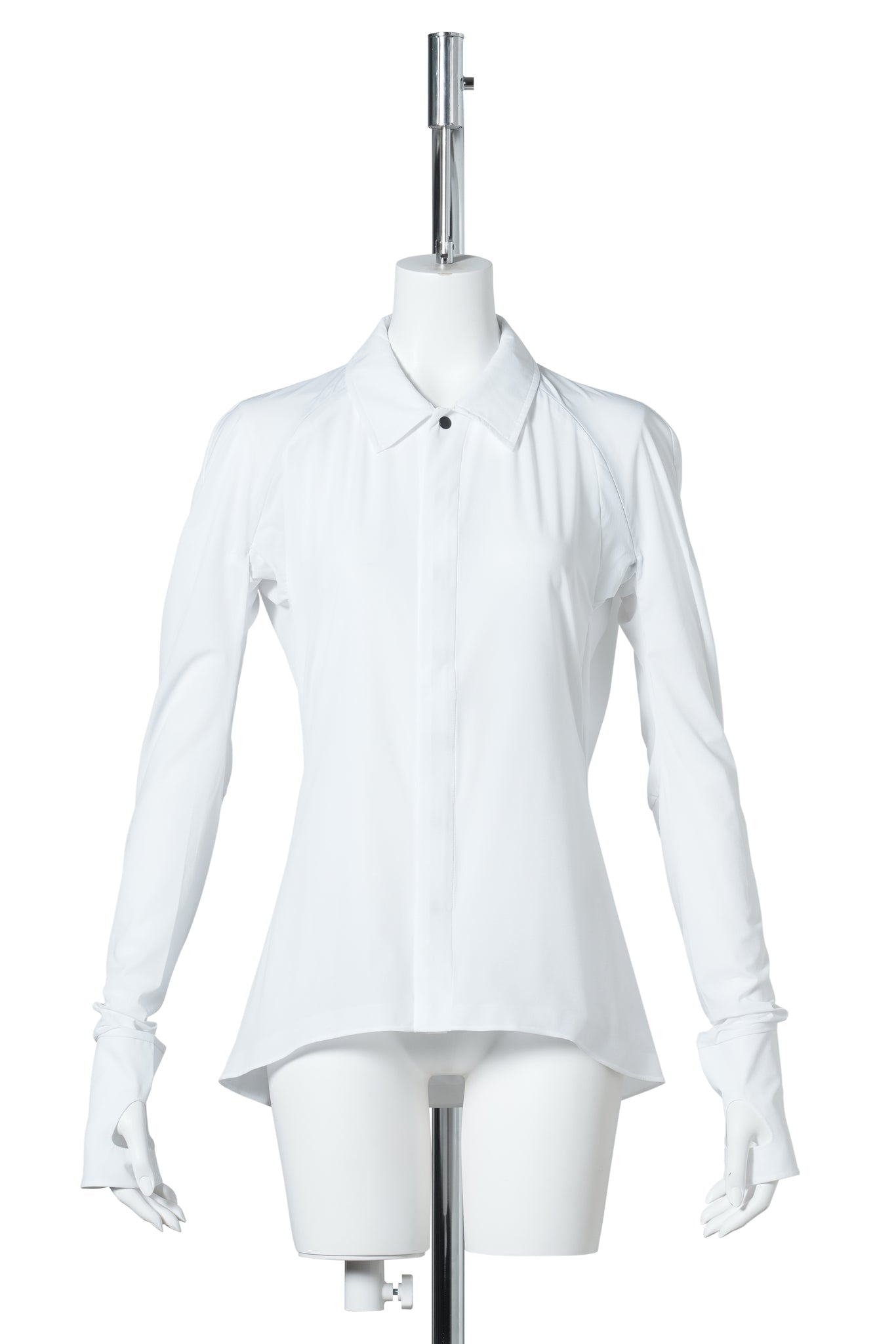 ZIP SHIRT / WHITE
