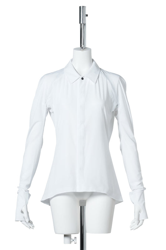 ZIP SHIRT / WHITE