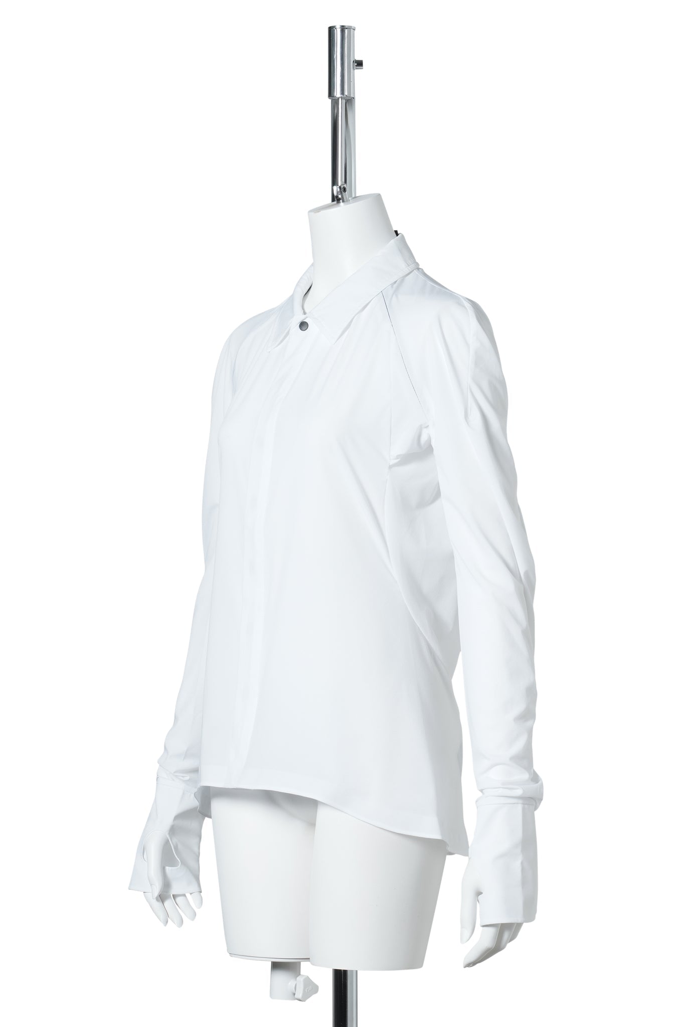 ZIP SHIRT / WHITE