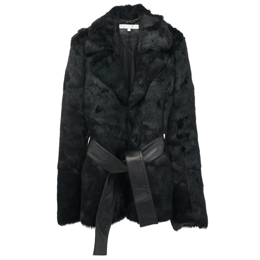 REAL FUR JACKET / BLACK