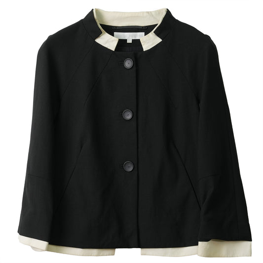 SHORT JACKET / BLACK&WHITE
