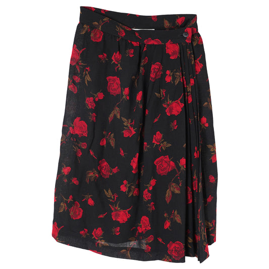 ROSE PRINT SKIRT / MULTI