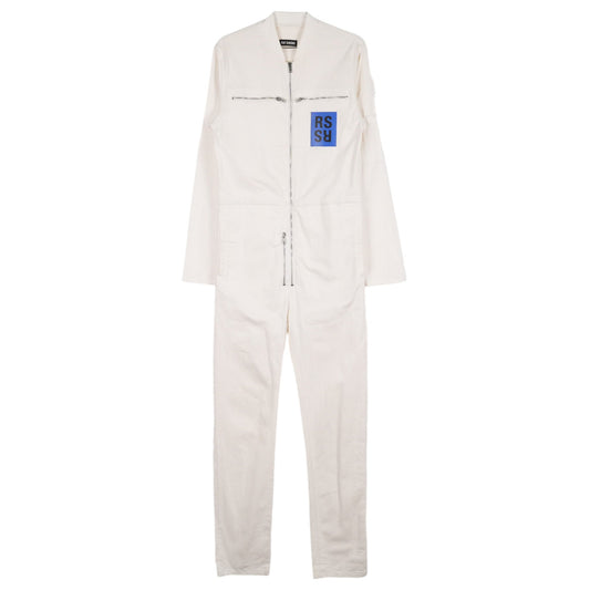 RS PATCH JUMPSUIT / WHITE