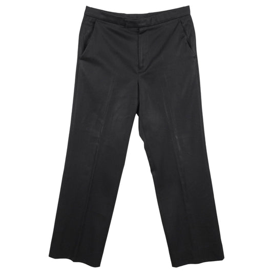 STRAIGHT CUT PANTS / BLACK