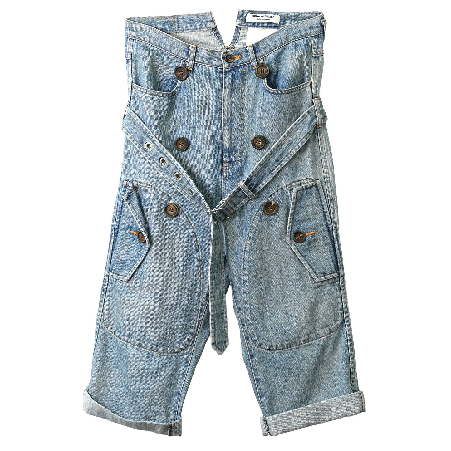 BONDAGE DENIM PANTS / LIGHT INDIGO