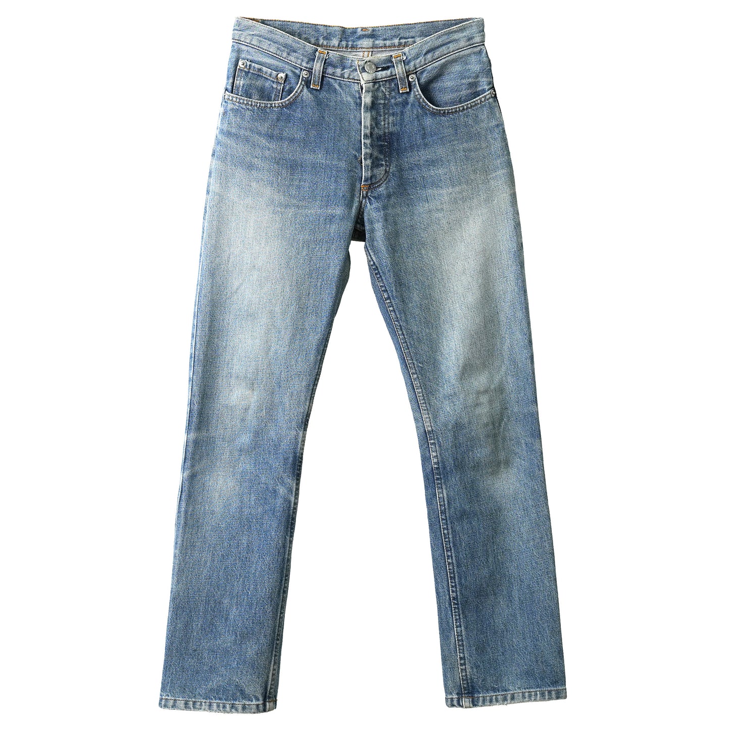 STRAIGHT CUT JEANS / LIGHT INDIGO