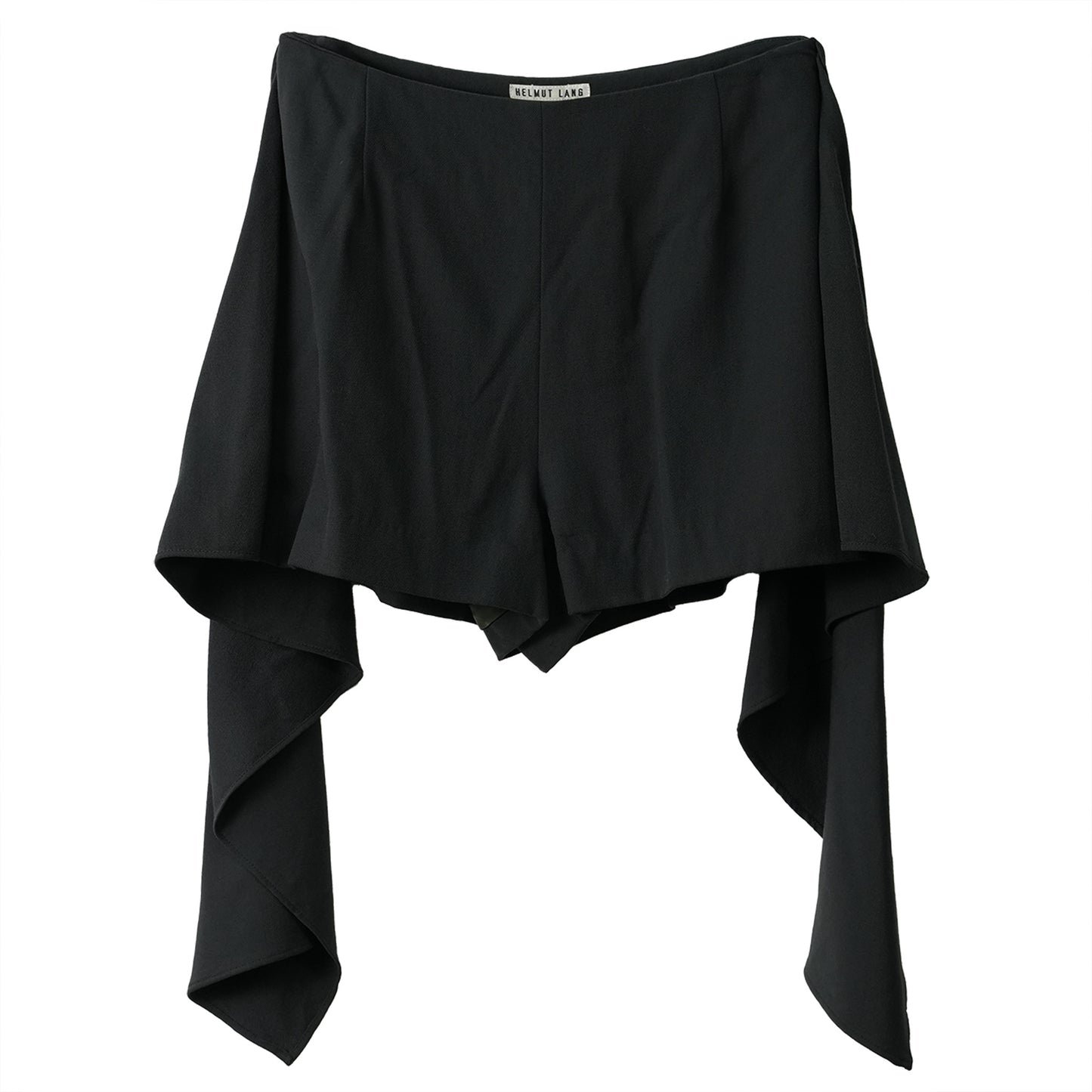 DRAPING MINI SHORTS / BLACK
