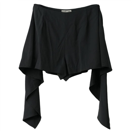 DRAPING MINI SHORTS / BLACK