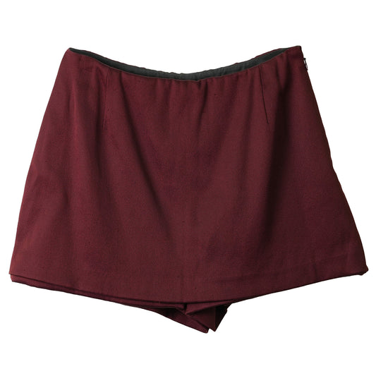 MINI SHORTS / BURGUNDY