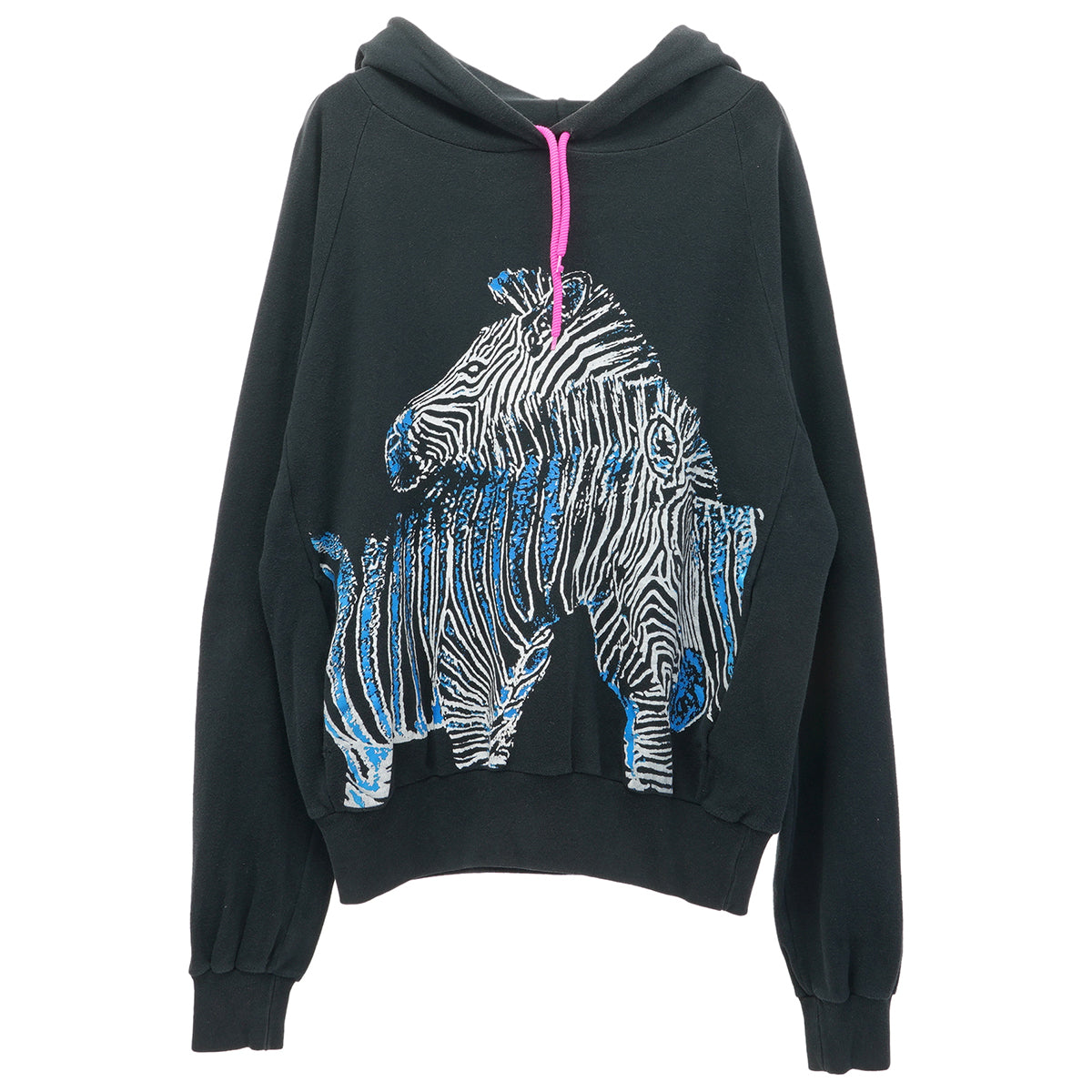 ZEBRA HOODIE / BLACK