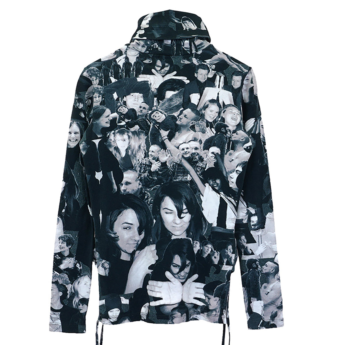 PHOTO PRINT TURTLE NECK TOP / MULTI