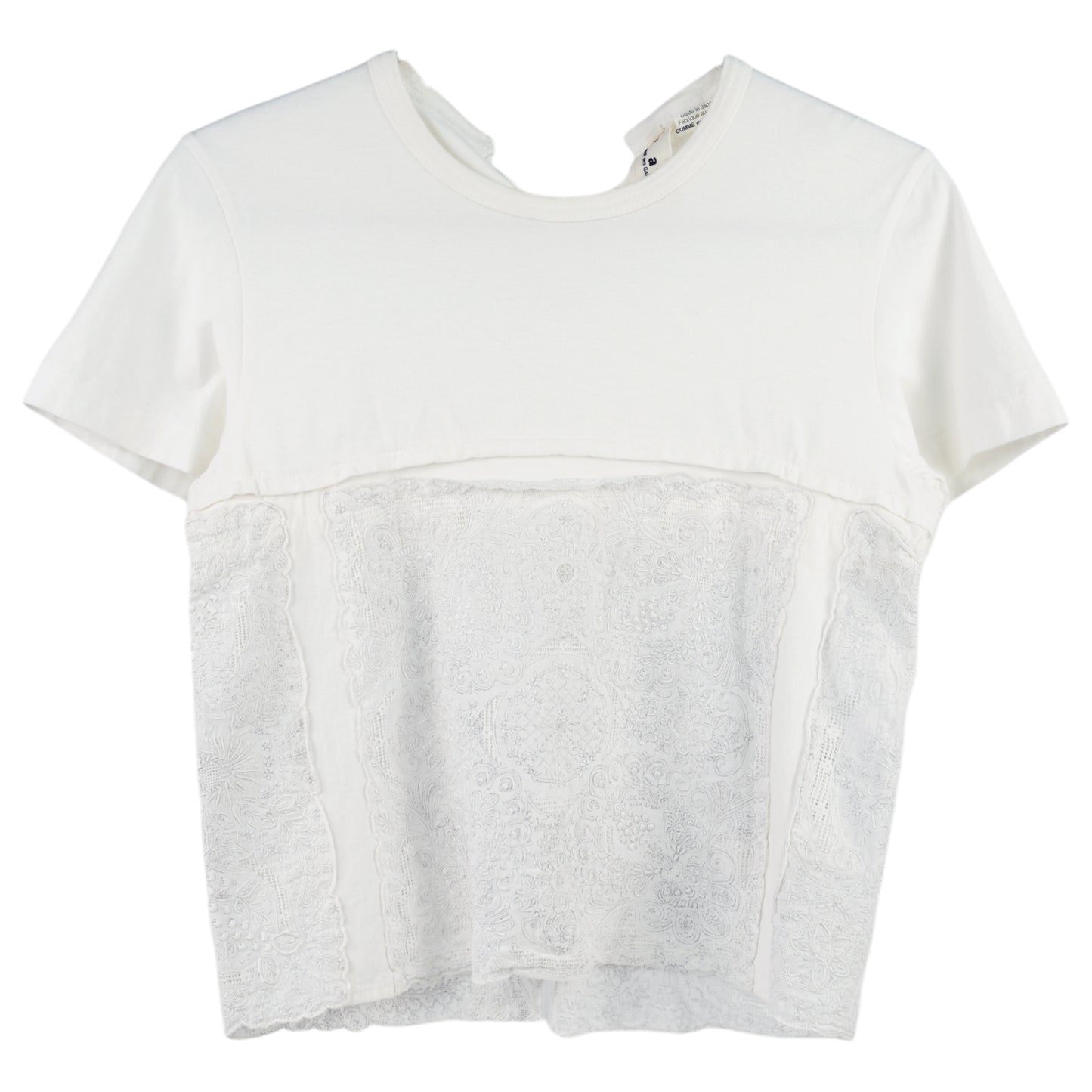 EMBROIDERY T-SHIRT / WHITE