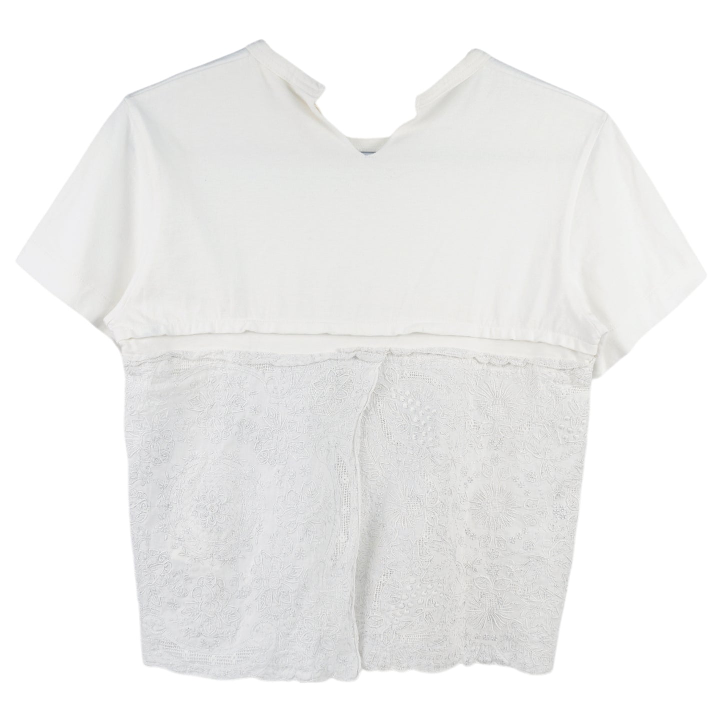 EMBROIDERY T-SHIRT / WHITE