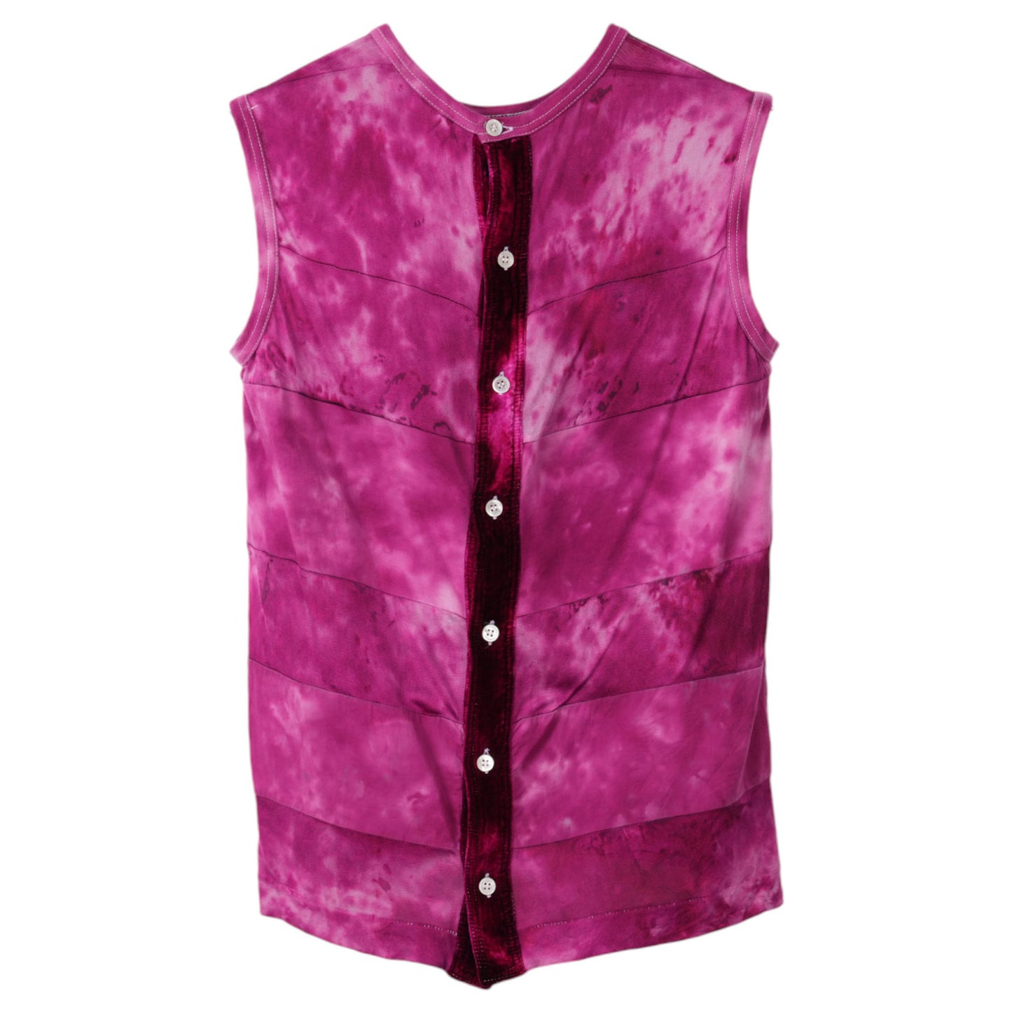 TIE-DYE SLEEVELESS TOP / PINK