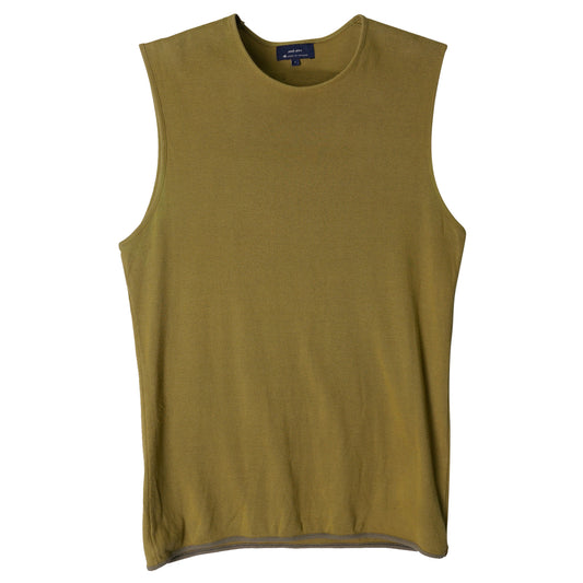 SLEEVELESS TOP / KHAKI