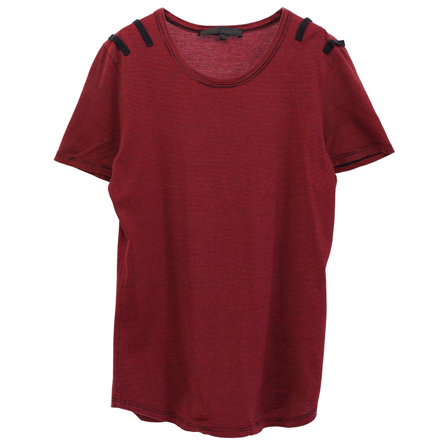STRIPE T-SHIRT / RED&BLACK