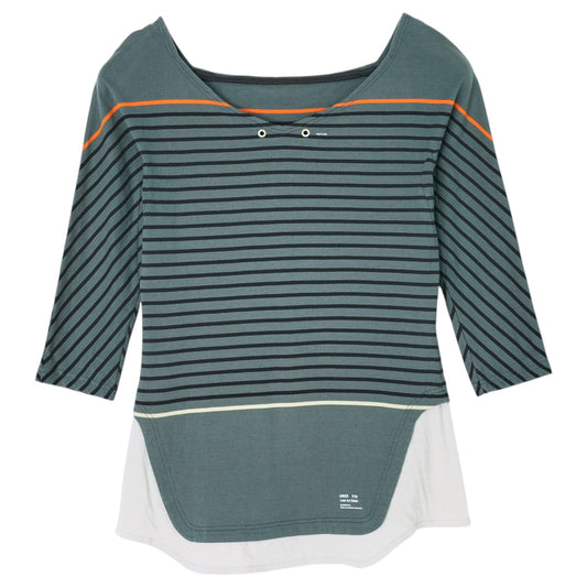 STRIPE TOP / KHAKI