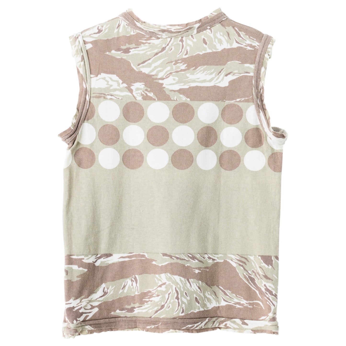 CAMOUFLAGE SLEEVELESS TOP / MULTI