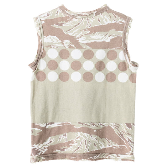 CAMOUFLAGE SLEEVELESS TOP / MULTI