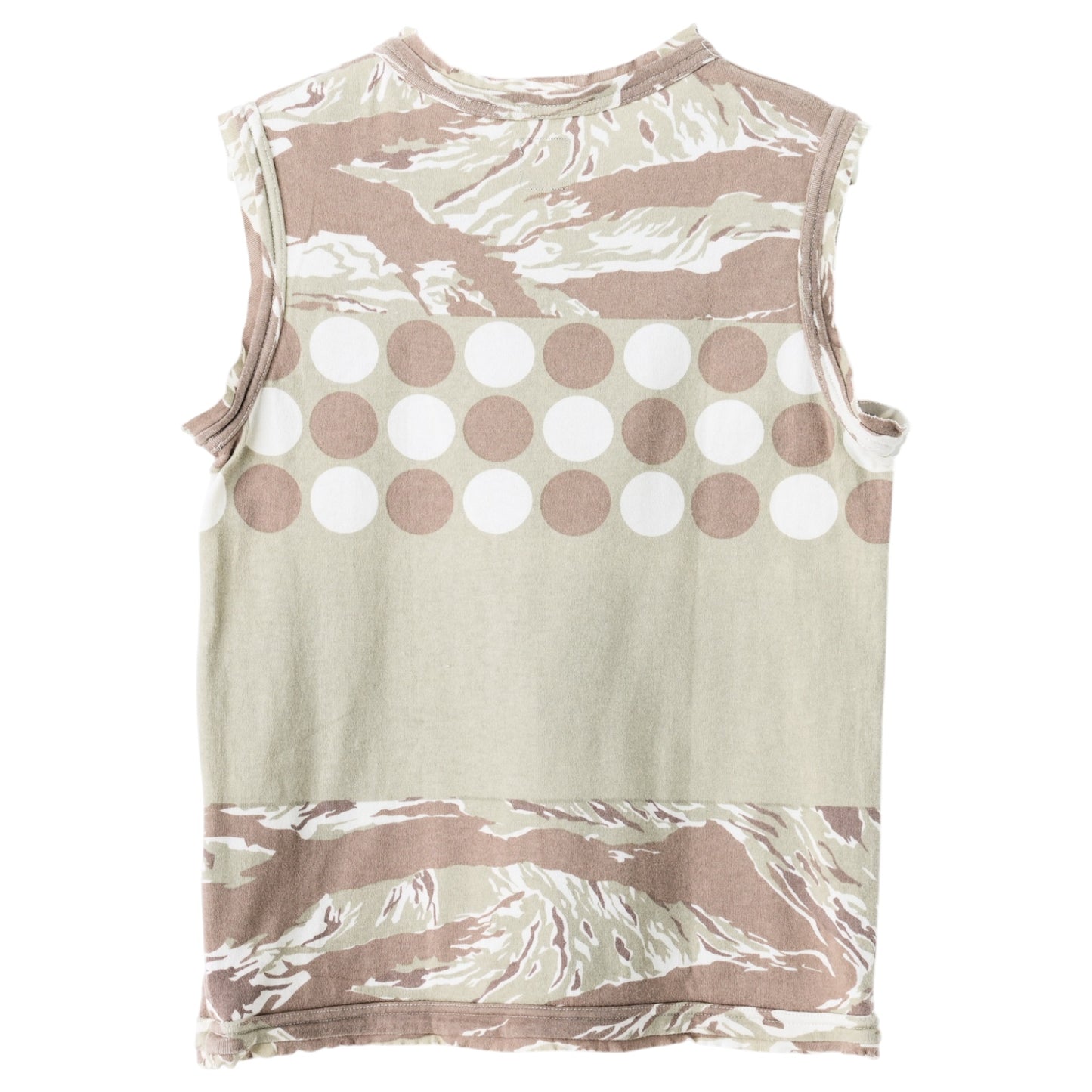 CAMOUFLAGE SLEEVELESS TOP / MULTI