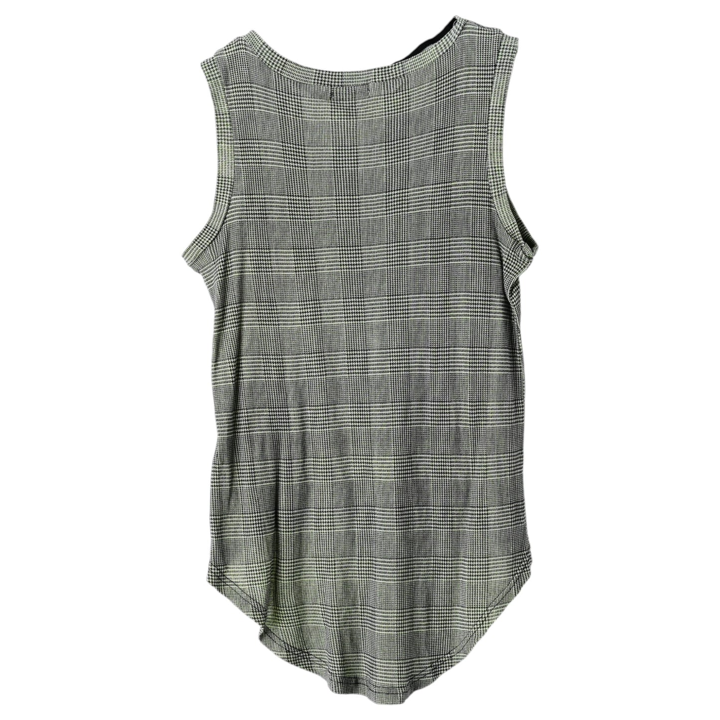 TAKN TOP WITH STRAPS / BLACK&GREY