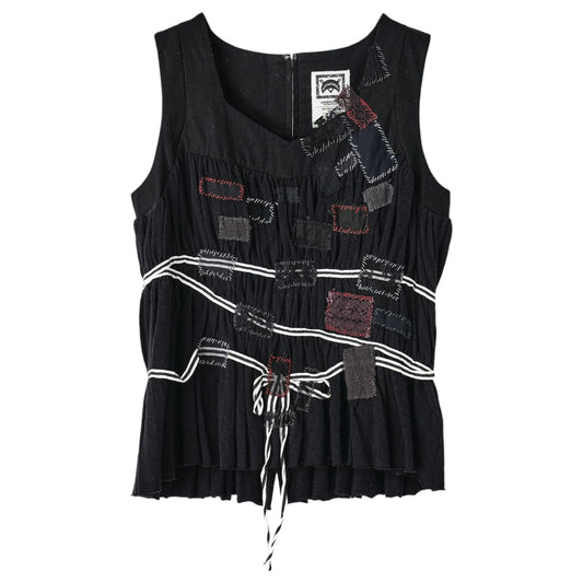 SCAB SLEEVELESS TOP / BLACK