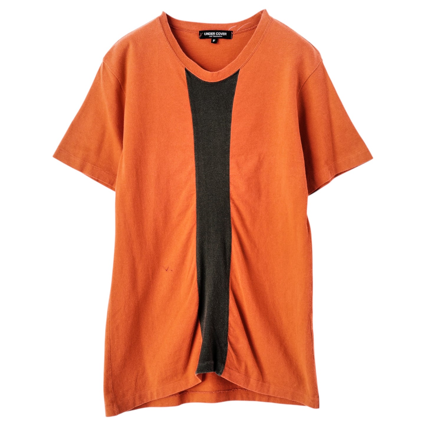 COLOR BLOCK T-SHIRT / ORANGE