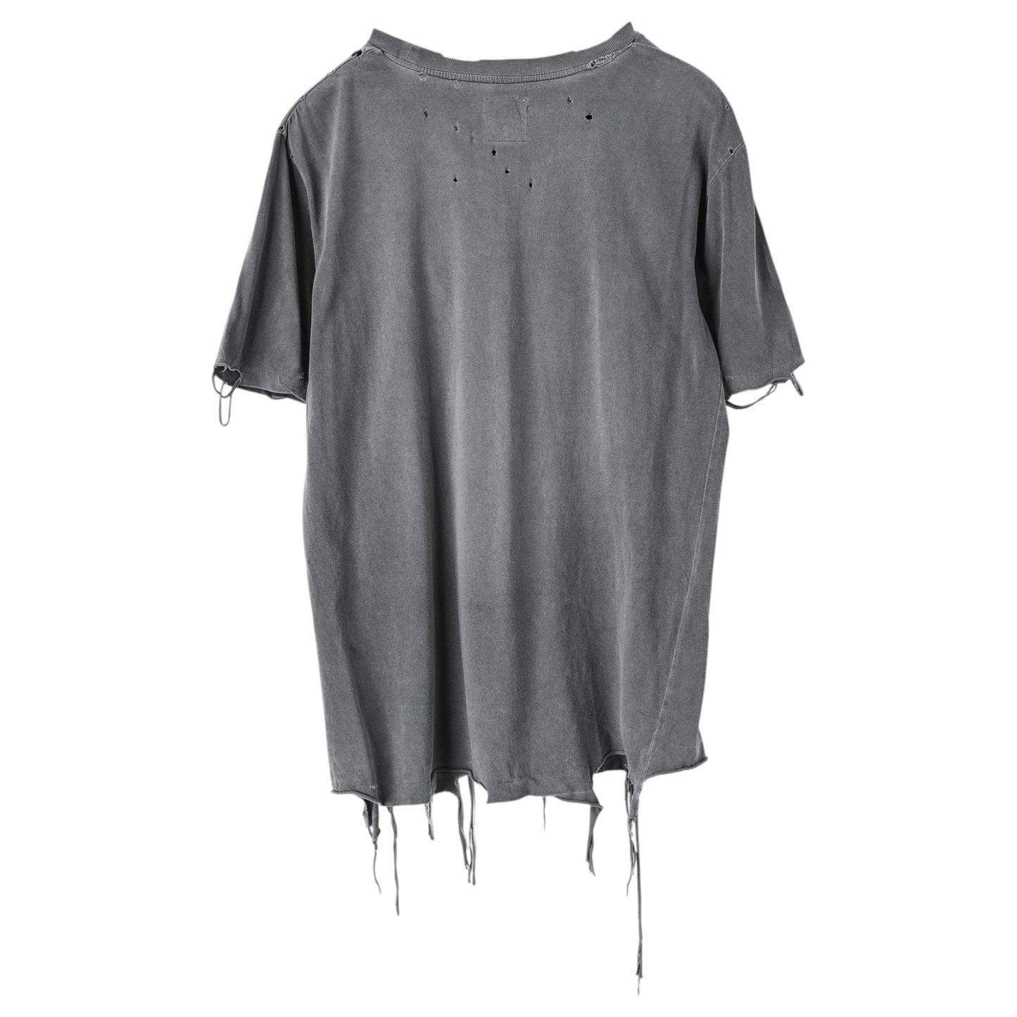 DAMAGED GRAPHIC T-SHIRT / GREY