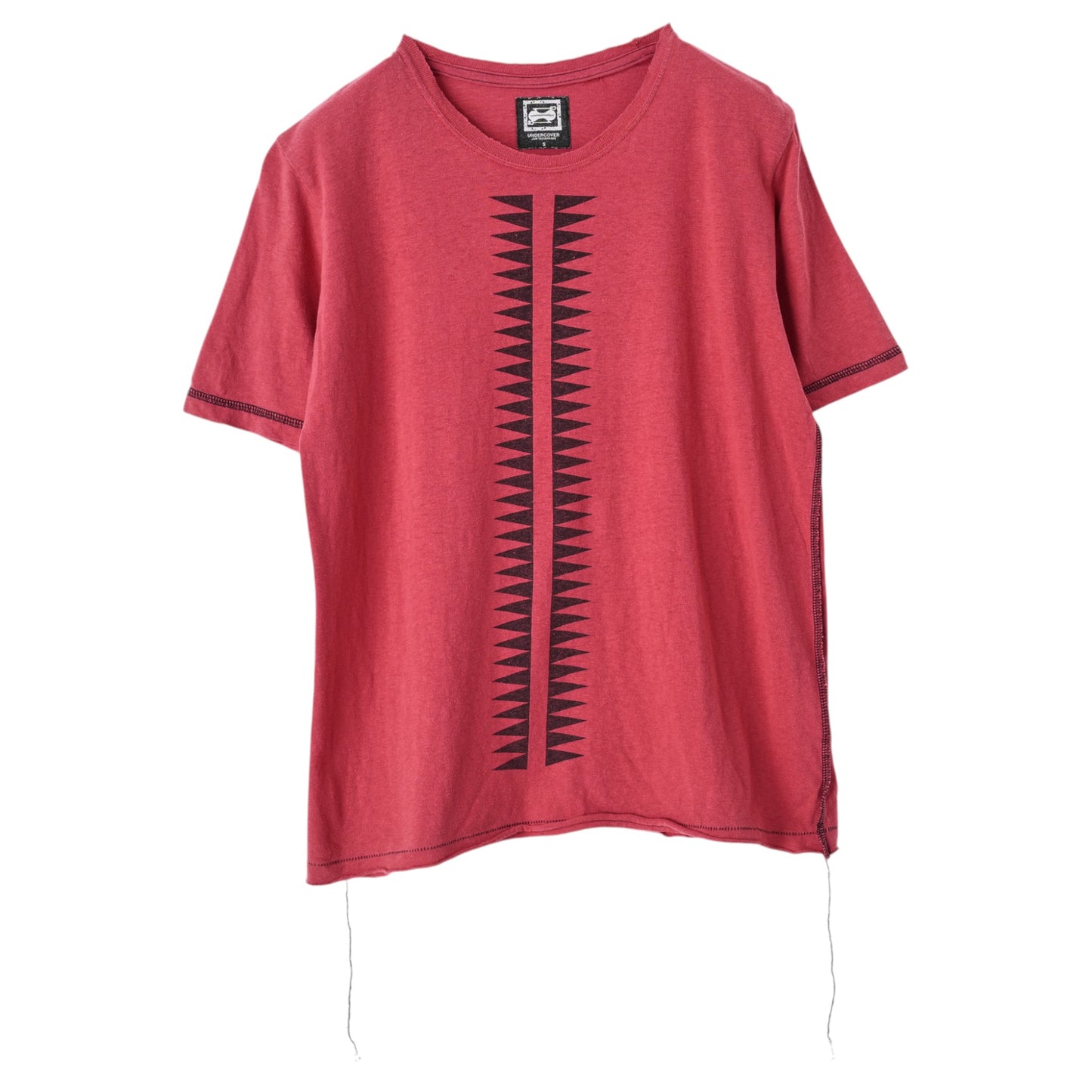 DAMAGED GRAPHIC T-SHIRT / RED