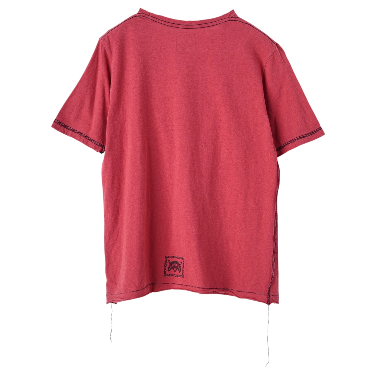DAMAGED GRAPHIC T-SHIRT / RED